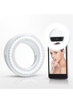 Generic Selfie Light Ring Lights LED Circle Light Cell Phone Laptop Camera Photography Video Lighting Clip On Rechargeable  - Image 2