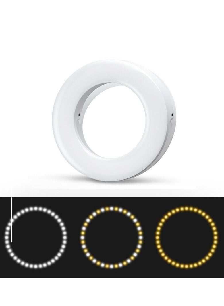 Generic Selfie Light Ring Lights LED Circle Light Cell Phone Laptop Camera Photography Video Lighting Clip On Rechargeable  - Image 4