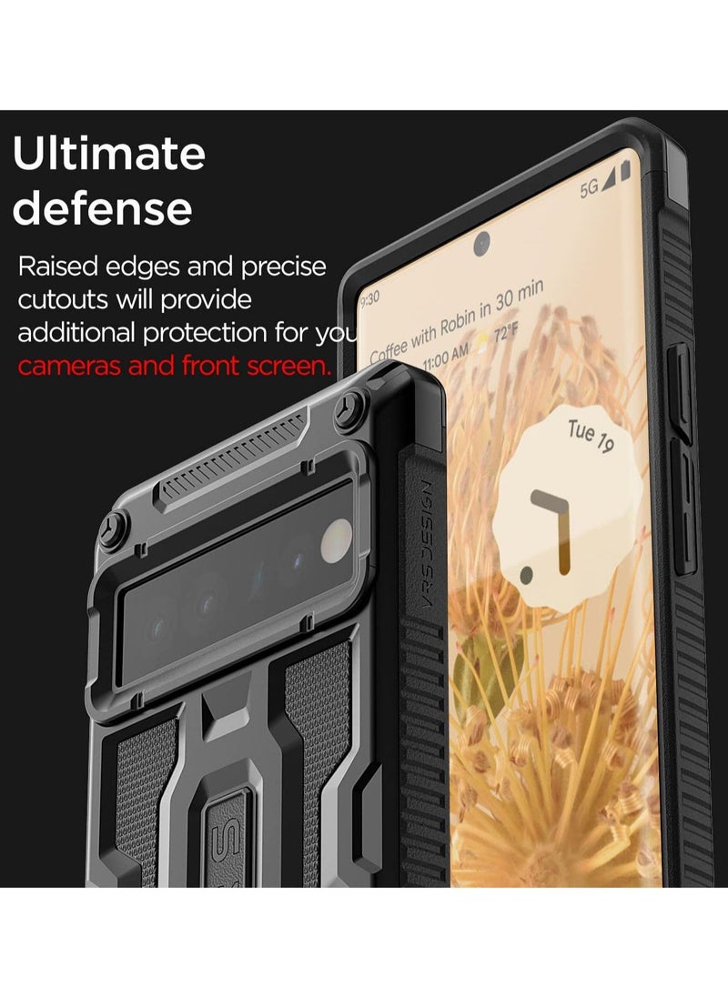 VRS Design Terra Guard for Google Pixel 6 Pro Case Cover - Matte Black  - Image 3