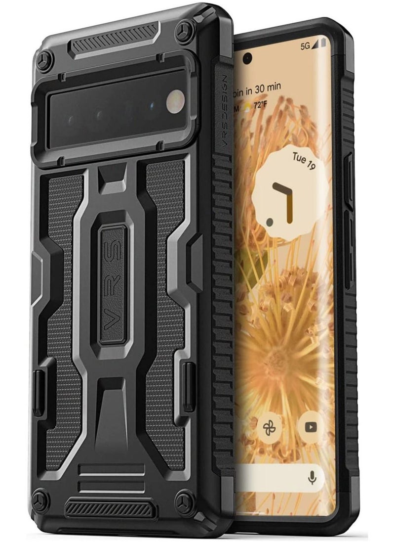 VRS Design Terra Guard for Google Pixel 6 Pro Case Cover - Matte Black  - Image 1