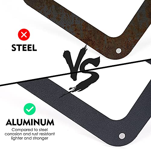 Xprite Aluminum AlloyTail Light Cover Guard Dog Paw Compatible with 2007-2018 Jeep Wrangler JK Unlimited Taillights- Pair - Image 3