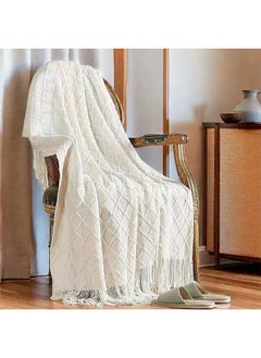 Textured Throw Blankets, Knitted Tassel Blankets, Super Soft Cozy Lightweight Decorative Throw Blankets for Couch , Bed, Sofa, Outdoor Throw Blanket All Seasons 127x180CM - pzsku/ZBAE68D91ED07D682B032Z/45/_/1727578504/5b7acb19-52f5-4f04-9509-422f64862dd7