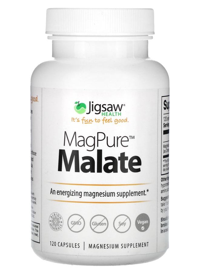 Jigsaw Health MagPure Malate 120 Capsules 