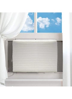 Generic Indoor Air Conditioner Cover, Dust-Proof Cover for Window Air Conditioner, Window AC Cotton Cover with Elastic Strap, Dust-Proof Waterproof Insulating Cover for Indoor AC (21x15x3.5 Inch)  - Image 5