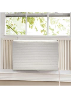 Generic Indoor Air Conditioner Cover, Dust-Proof Cover for Window Air Conditioner, Window AC Cotton Cover with Elastic Strap, Dust-Proof Waterproof Insulating Cover for Indoor AC (21x15x3.5 Inch)  - Image 1