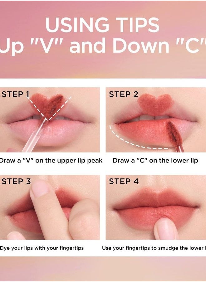 COLORKEY - Velvety Mousse Fluffy Lip Mud (P103 Smoky Rosy), Matte Lipstick Long Lasting Smooth Velvet Lip Stains Lip Tint Beauty Lips Makeup | Mud Texture, Sunset Warm Colors - Image 1
