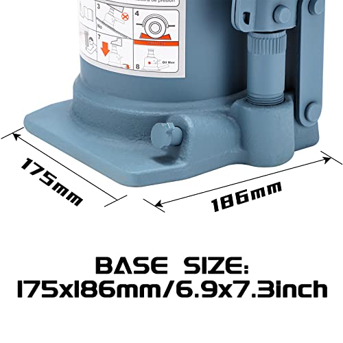 BAOSHISHAN Double Ram Bottle Jack Hydraulic Welded Jack Truck Jack 12 Ton (High Lift) - Image 5