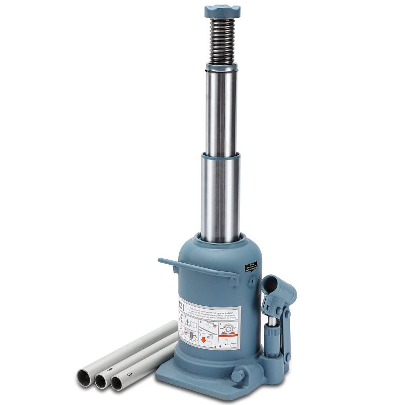 BAOSHISHAN Double Ram Bottle Jack Hydraulic Welded Jack Truck Jack 12 Ton (High Lift) - Image 4