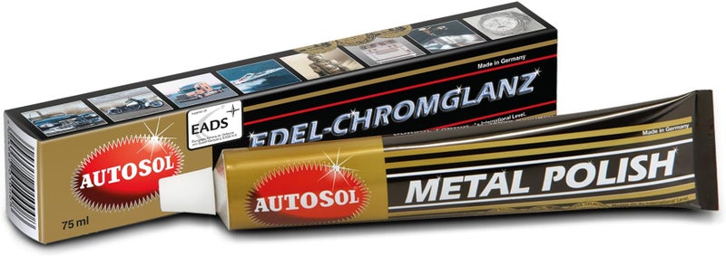 Autosol 75 mL Metal Polish for Chrome Copper Brass and more