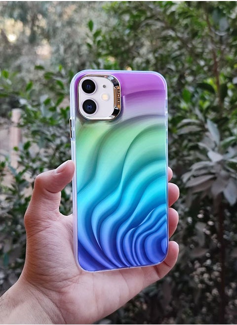 Iphone 11 3D Protective Case for , Fashion and Unique Design Shockproof, Gloss and Super Soft Design, Compatible with Iphone 11 - Multicolor