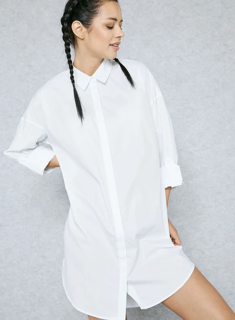 FOREVER 21 Mini Shirt Dress