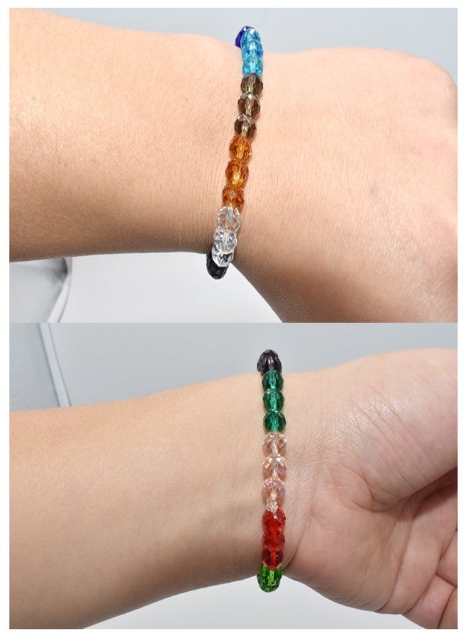 Renashed 500pcs 6mm & 8mm Wholesale Briolette Crystal Glass Beads Finding Spacer Beads Faceted with Container Box Beads for Making Jewelry 10 Colors 8mm 4336807654 - Image 3