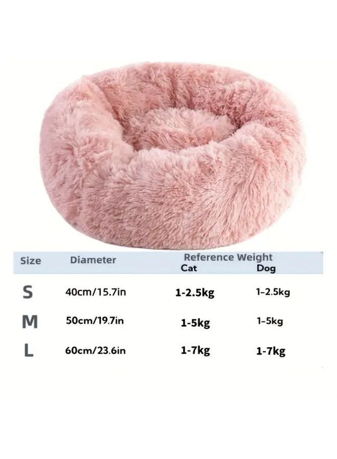 سرير كلب شتوي متوسط باللون الرمادي الداكن، فرش ناعم دافئ حراري للداخل والخارج - Image 2