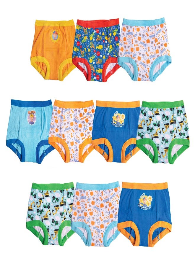 Blippi Padded Potty Training Pants come with Stickers and Success Chart in sizes 18M, 2T, 3T, and 4T - Image 1