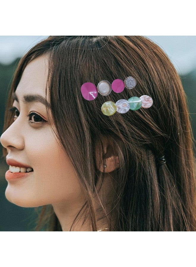 JPV 6 Pcs Premium Korean Stylish Hair Clips For Women And Girls, Pearl Metal clip - Image 4