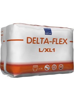 Abena Delta-Flex Protective Underwear, Level 1, (Small To Extra Large Sizes) Large/XL, 14 Count