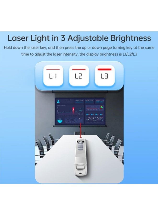 Wireless Presentation Pointer with Stick Stylus Pen for Touchscreen RF2.4G  for Point PPT with Digital Display Compatible with - Image 5