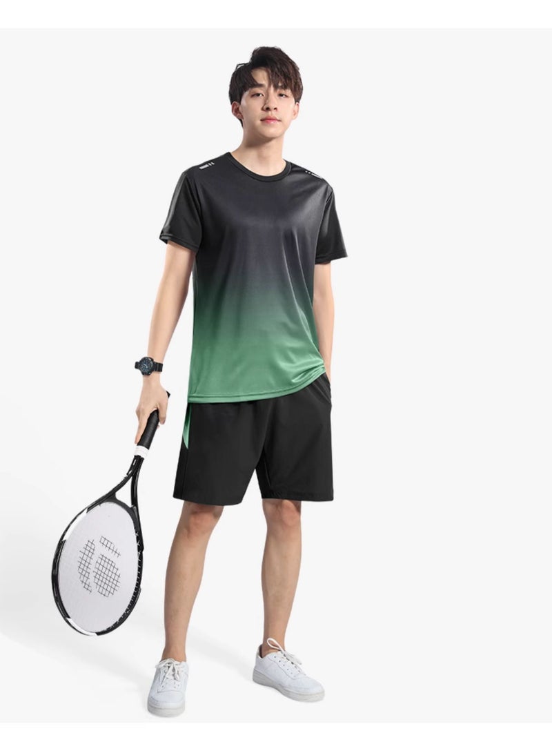 KUYING New Fashion Ice Silk Speed Drying Sports Set - Image 3