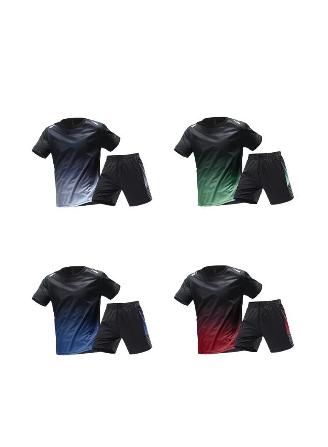 KUYING New Fashion Ice Silk Speed Drying Sports Set - Image 2