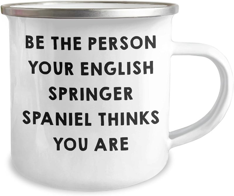 English Springer Spaniel Dog Lovers Christmas Unique Gift Inspirational Quote Funny Camping Mugs for English Springer Spaniel Dog Owners Pet Lovers and Friends  Gifts from the Heart - Image 2