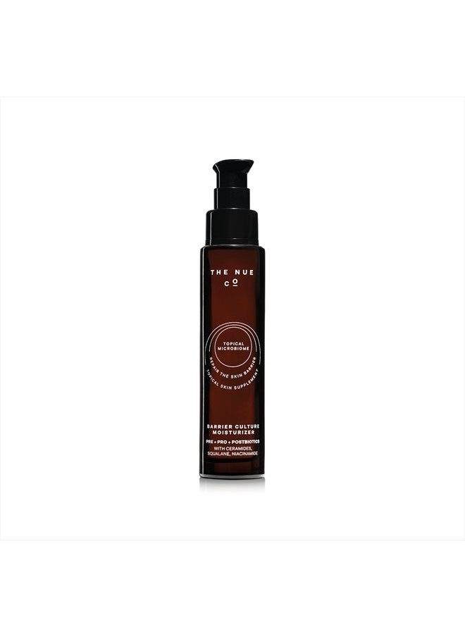 the nue co - . - BARRIER CULTURE MOISTURIZER - Soothing Prebiotic + Probiotic Moisturizer For All Skin Types - Anti-Pollution - Squalene, Niacinamide + Ceramides - Vegan, Fragrance-Free - 50ml - Image 1