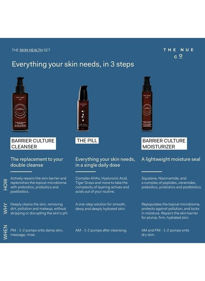 the nue co - . - BARRIER CULTURE MOISTURIZER - Soothing Prebiotic + Probiotic Moisturizer For All Skin Types - Anti-Pollution - Squalene, Niacinamide + Ceramides - Vegan, Fragrance-Free - 50ml - Image 1