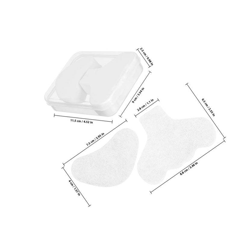 2 Boxes Nose Pore Patches Cotton Face Cleansing Pads for T Zone and Chin, Precise Fit for Problem Areas, Boosts Product Absorption, Soft and Lightweight for Effective Blackhead - Image 2