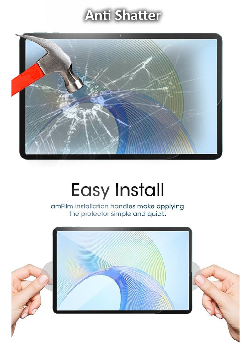 2واقي شاشة زجاجي مقوى لجهاز هونور باد X9 مقاس 11.5 بوصة شفاف - Image 2