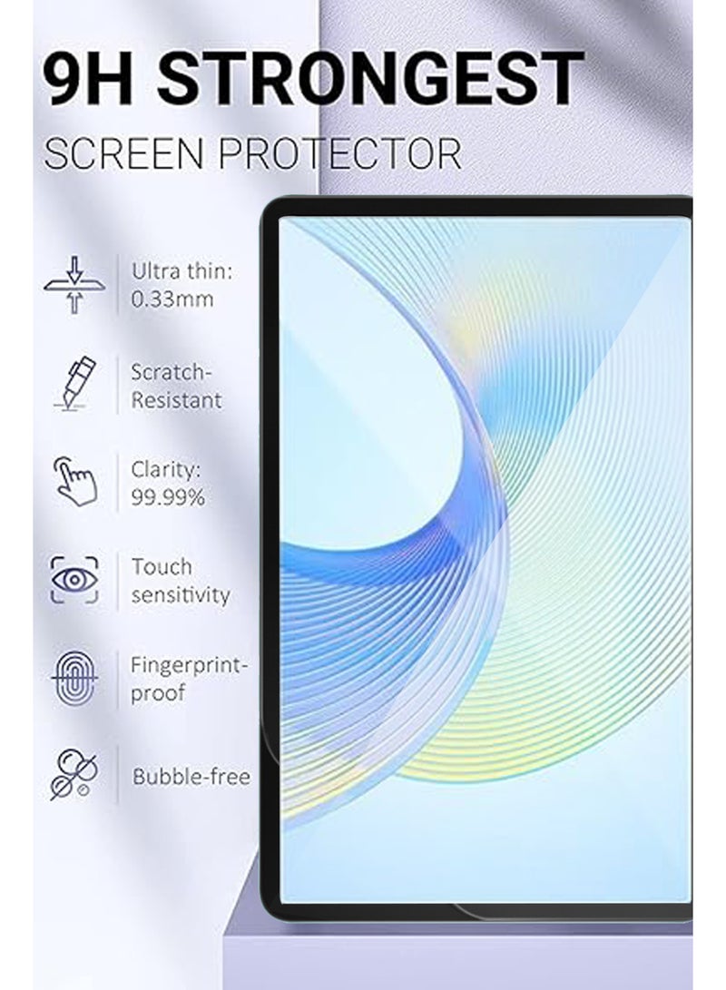 2واقي شاشة زجاجي مقوى لجهاز هونور باد X9 مقاس 11.5 بوصة شفاف - Image 3