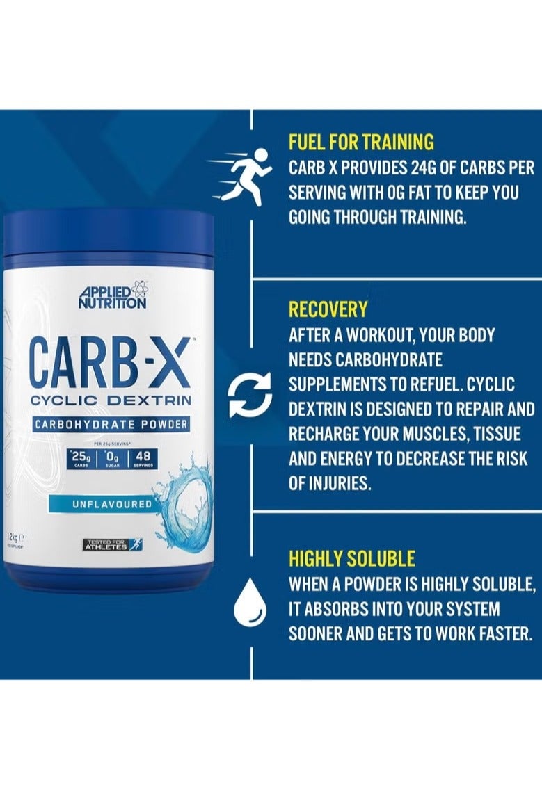 أبلايد نيوتريشن كارب إكس، بدون نكهة، 1.2 كجم - Image 3