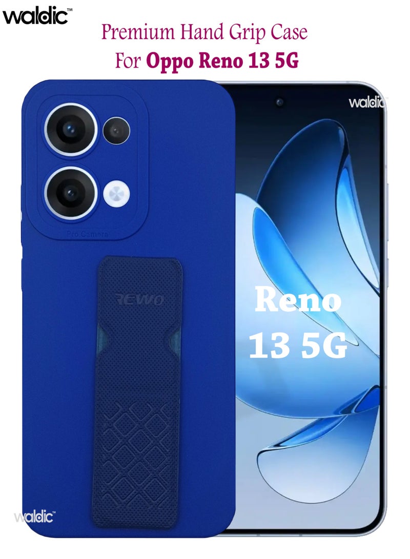 Waldic Oppo Reno 13 5G Premium Case | Premium Silicone  Case Cover Designed for Oppo Reno 13 5G | Oppo Reno 13 5G Case Camera and Drop Protection Thin Protective Back Cover Case for Oppo Reno 13 5G - Blue  - Image 1