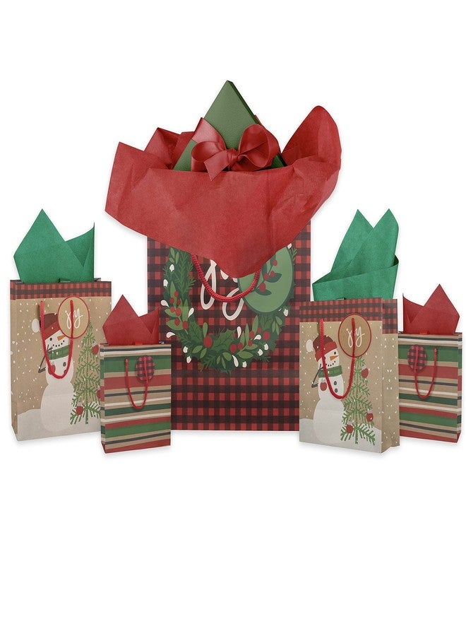 IM Customization Red and Green Christmas Tissue Paper - 30 Sheets - 20 x 26 Inches - for Christmas Gifts, Holiday Crafts, and More - Image 4