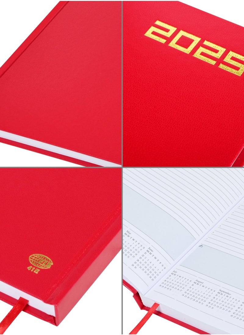 FIS FIS Diary 2025 (English) Red A4 - FSDI41E25RE  - Image 3
