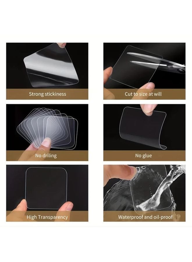 50 Pcs Small Round 0 8x0 8 Inch Double Sided Nano Tape Strong Removable Adhesive - Image 3