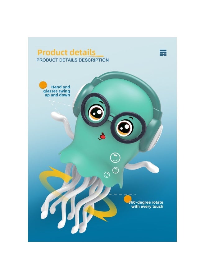 Dancing Jellyfish, New Products Automatic Sensing Obstacle-Avoiding Toys, with Light Music - Image 4