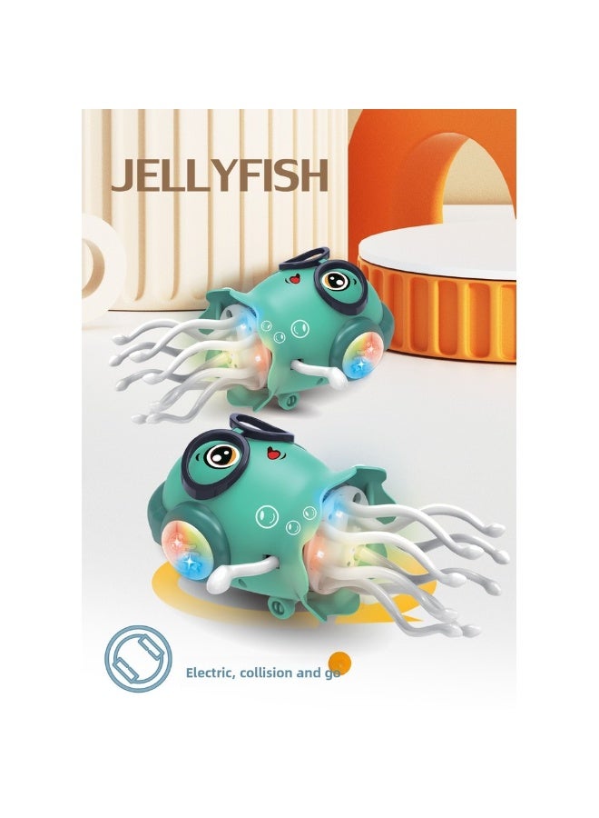 Dancing Jellyfish, New Products Automatic Sensing Obstacle-Avoiding Toys, with Light Music - Image 3