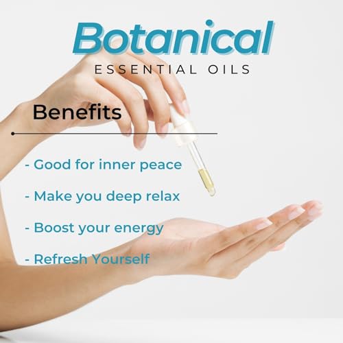 benatu Essential Oils Blend Set, Relaxation Fragrance Gift for Women and Men, Natural Aromatherapy Kit for Diffuser, Home, Body Topical Massage (Dream, Breathe, Balance, Stress, Thief) - Image 2
