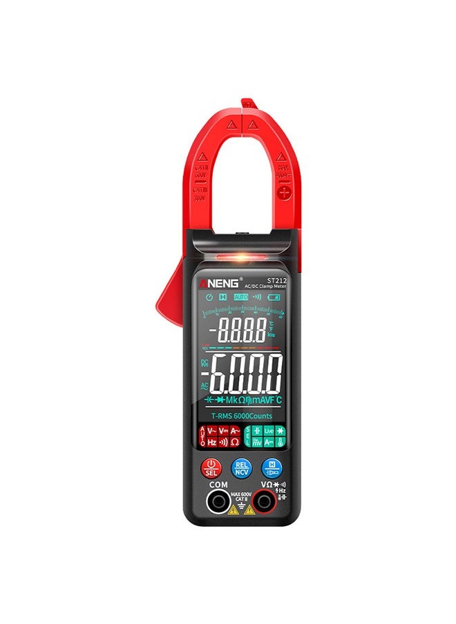 ANENG Clamp Meter, ST212 Clamp Meter ligent Digital Clamp Multimeter 6000 Counts Smart AC & DC Voltmeter 400A Ammeter VA Colored Display Auto Range Clamp pe Tester NCV Non-contact Voltage Measurer  - Image 1