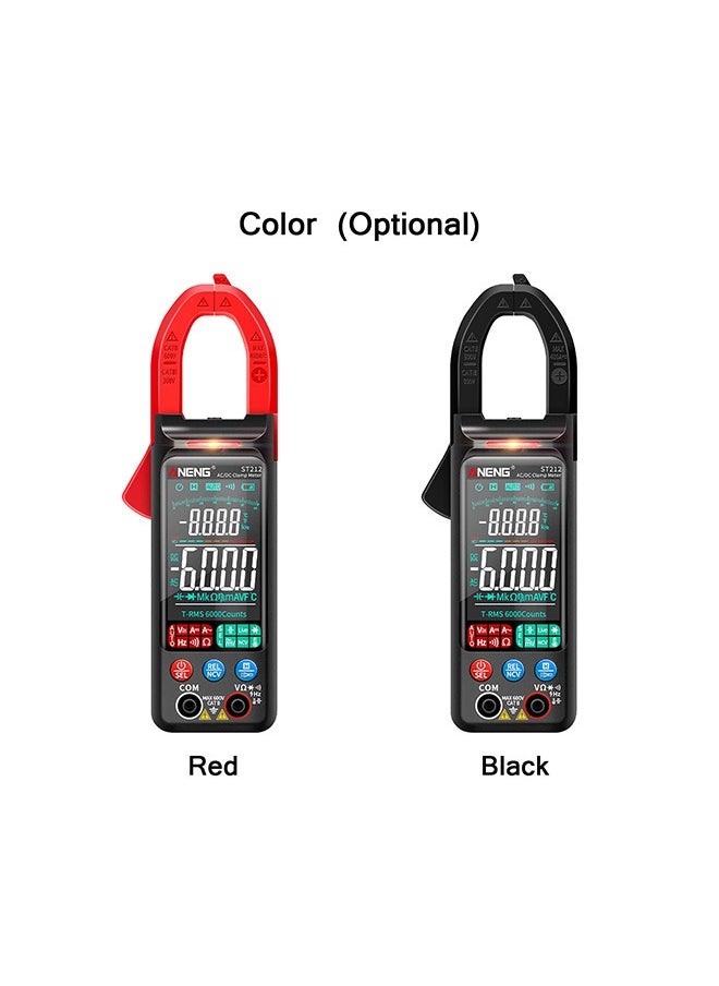 ANENG Clamp Meter, ST212 Clamp Meter ligent Digital Clamp Multimeter 6000 Counts Smart AC & DC Voltmeter 400A Ammeter VA Colored Display Auto Range Clamp pe Tester NCV Non-contact Voltage Measurer  - Image 2