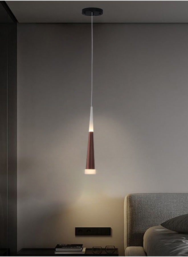 Best Power LED Ceiling Light with 3 Lighting Levels - 6961-Coffe LED Pendant Light Dimmable Ceiling Light Elegant Ceiling Lighting Suitable for Bedrooms, Living Rooms, Dining Rooms, Entryways  - Image 1