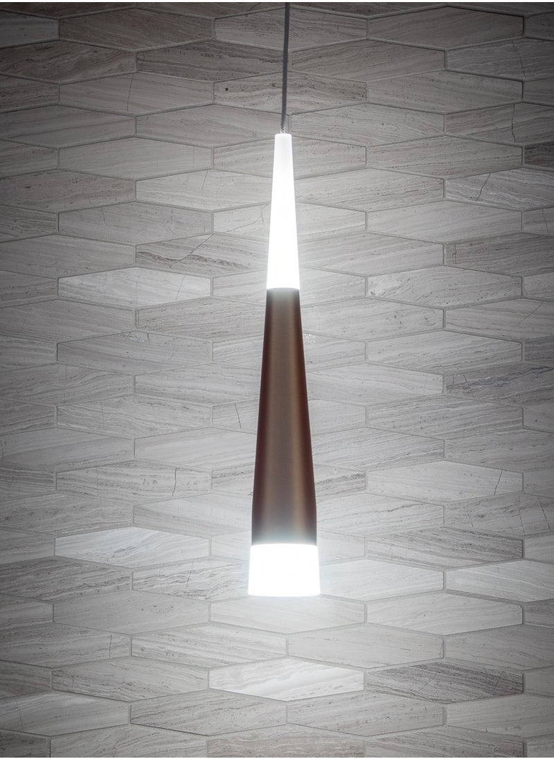 Best Power LED Ceiling Light with 3 Lighting Levels - 6961-Coffe LED Pendant Light Dimmable Ceiling Light Elegant Ceiling Lighting Suitable for Bedrooms, Living Rooms, Dining Rooms, Entryways  - Image 3