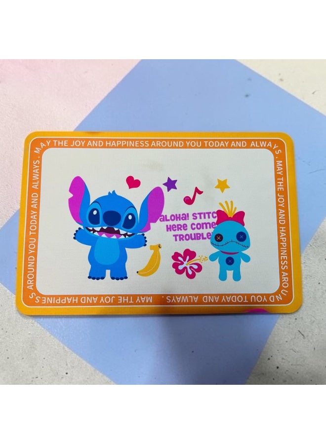 Small Rectangular Cartoon Floor Mat – Colorful Printed Design for Bathroom, Bedroom Entrance & Bedside - Image 1