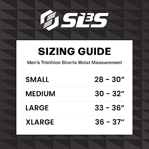 SLS3 Triathlon Shorts Mens – Tri Shorts Mens – 2 Pockets FRT – Designed by Athletes for Racing (Black, Medium) - Image 4
