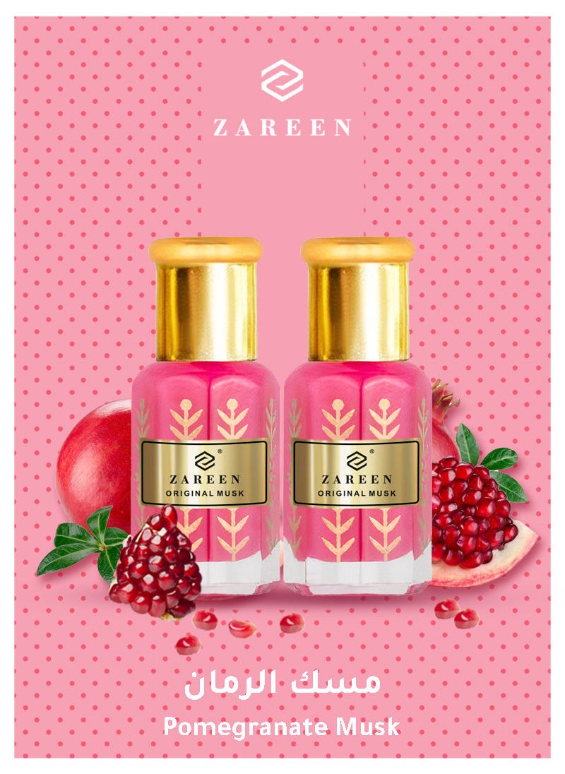 ZAREEN Set of 2 pieces Pomegranate Musk 6 ml  - Image 3
