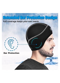 SYOSI Winter Skull Cap Helmet Liner for Men, 2 Pack Cycling Running Sweat Wicking Skullcap Beanie, Fits Under Helmets, for School Activities, Cycling, Motorcycles, Skiing, Running or Camping and Hiking  - Image 2