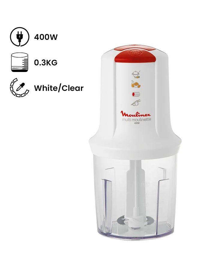 Multi Chopper 400W 400 W White/Clear