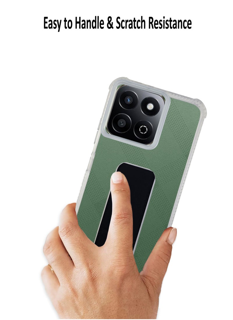 حافظة هونر X7c | مصمم لهاتف Honor X7c | غطاء وسادة هوائية نحيف من مادة TPU ممتص للصدمات من السيليكون الناعم المطاطي مناسب لهاتف Honor X7c | أسود