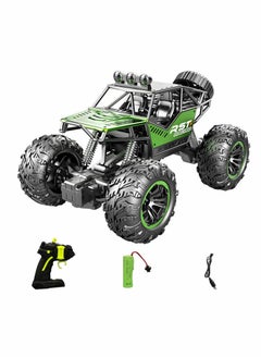 Y&D Remote Control Car 1:18 Off Road Monster Truck,Metal Shell 4WD Dual Motors LED Headlight Rock Crawler,2.4Ghz All Terrain Hobby Truck with 1 Batteries for 25 Min Play  - Image 1