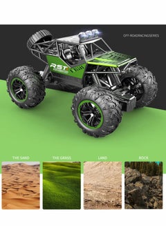 Y&D Remote Control Car 1:18 Off Road Monster Truck,Metal Shell 4WD Dual Motors LED Headlight Rock Crawler,2.4Ghz All Terrain Hobby Truck with 1 Batteries for 25 Min Play  - Image 5