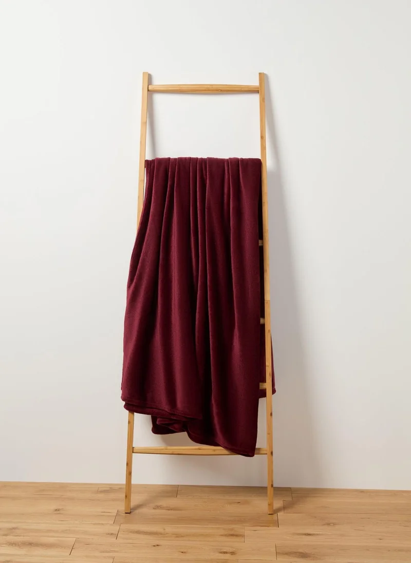 ماتلان Burgundy Plain Large Throw